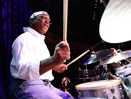 billy cobham playing on drums