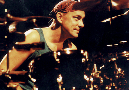 neil peart on drums