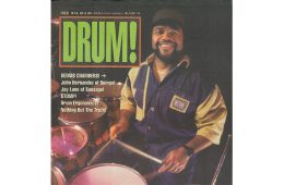 Dennis Chambers 1994 drum magazine cover