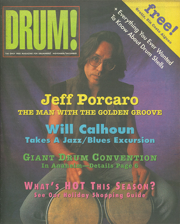 jeff porcaro drum magazine cover issue number 2