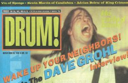 dave grohl drum magazine cover