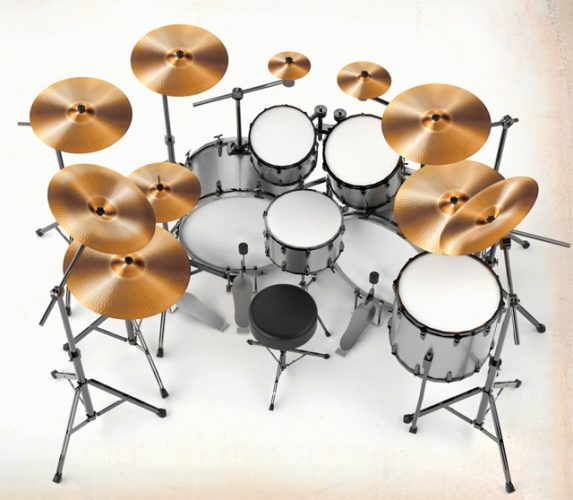 gene hoglan's drum set