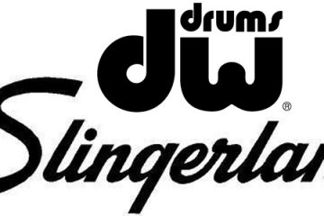 dw and slingerland drums logos