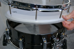 How To Tune Drums by checking the fit of the drum head