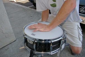 Seat the head when tuning the drum