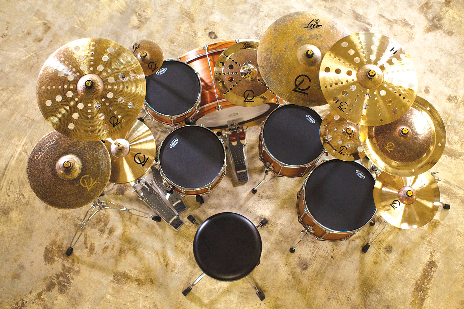 Legado Cymbals with Full Kit