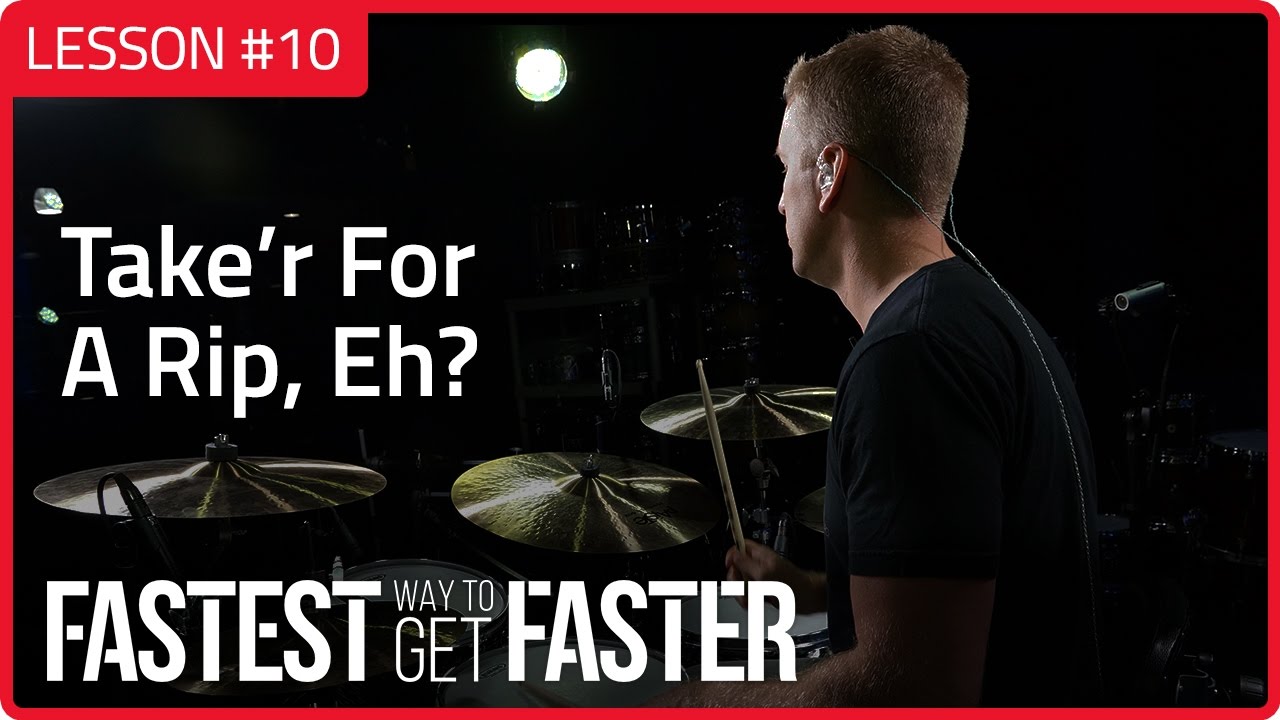 The Fastest Way to Get Faster Drum Lesson DAY 10 Rip Featured Image
