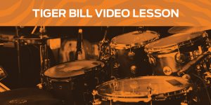 Tiger Bill video drum lesson