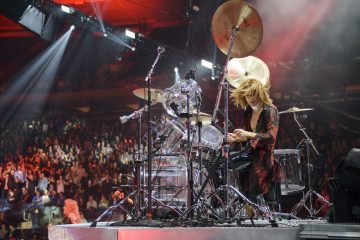 Yoshiki, drummer of heavy metal glam rock band X Japan